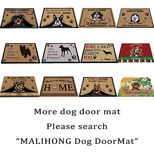 Personalized Dog Doormat 27.5 x 17.7 Inch C950