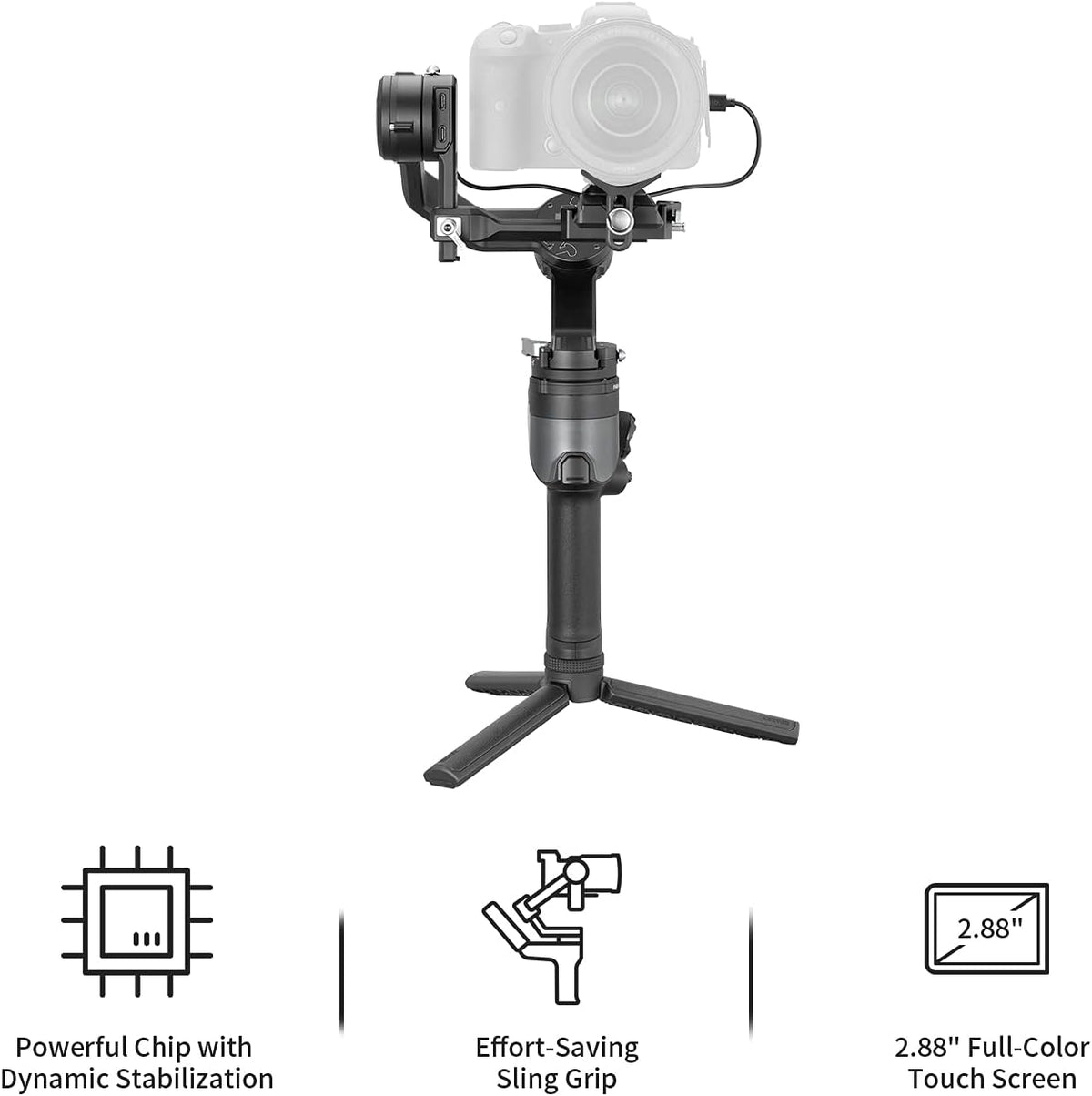 3-Axis Handheld Gimbal Stabilizer for Mirrorless Cameras N746973