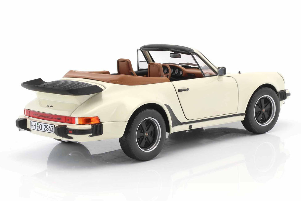 1987 Porsche 911 Turbo Cabriolet Ivory Diecast Model N668949