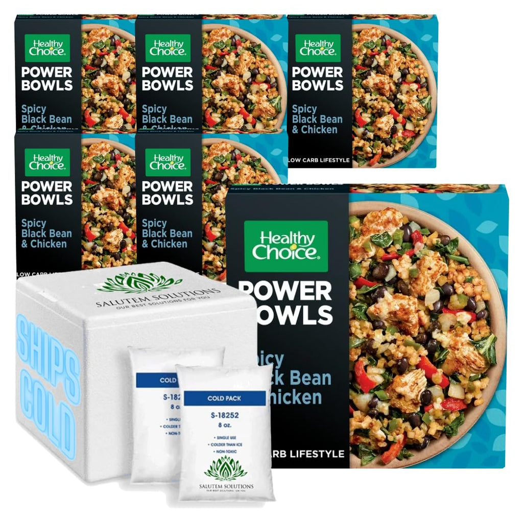 Spicy Black Beans Chicken & Riced Cauliflower Frozen Meal, 9.25 oz - Pack of 6 W827753