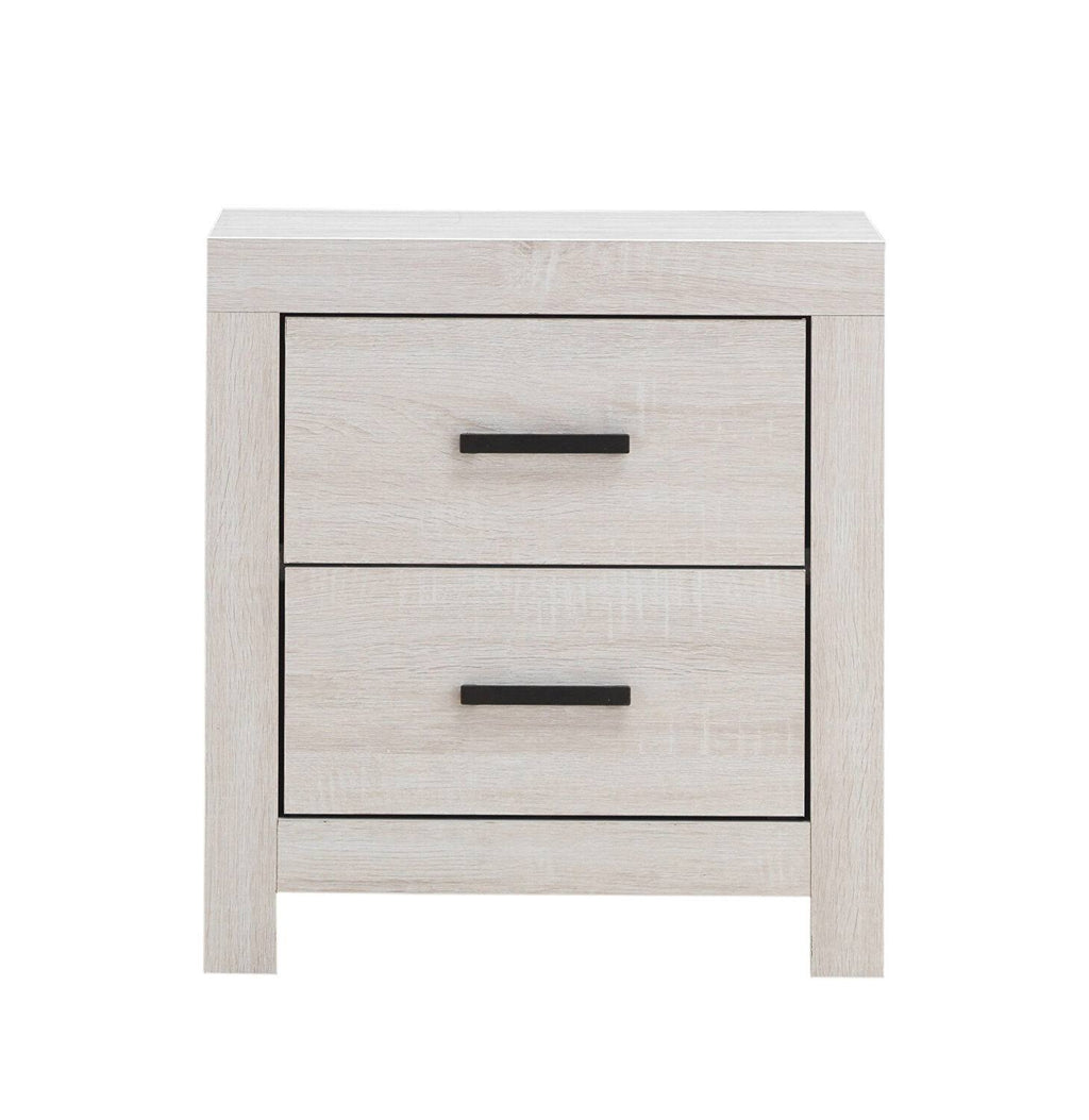 White Nightstand A11584