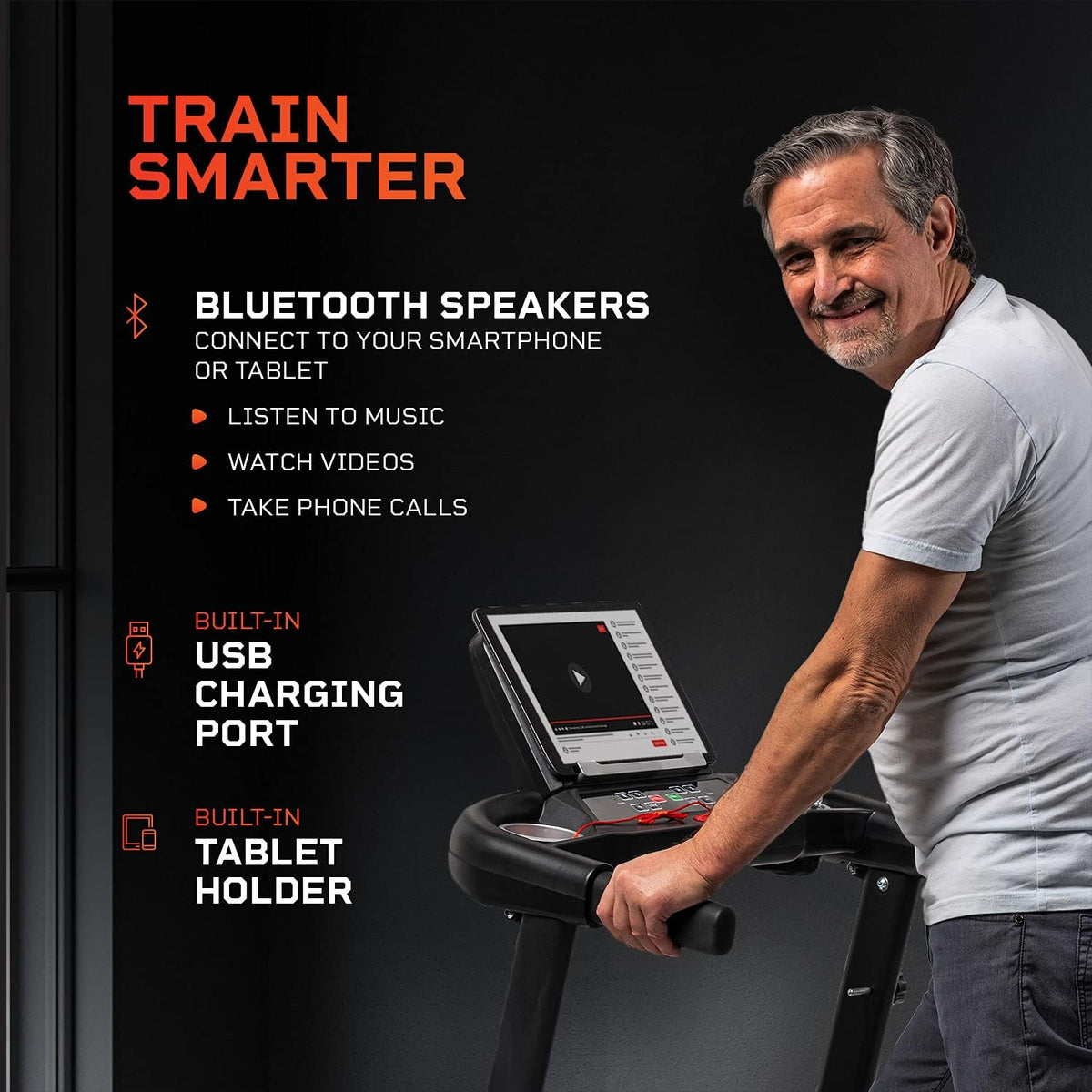 Foldable Electric Treadmill H881000