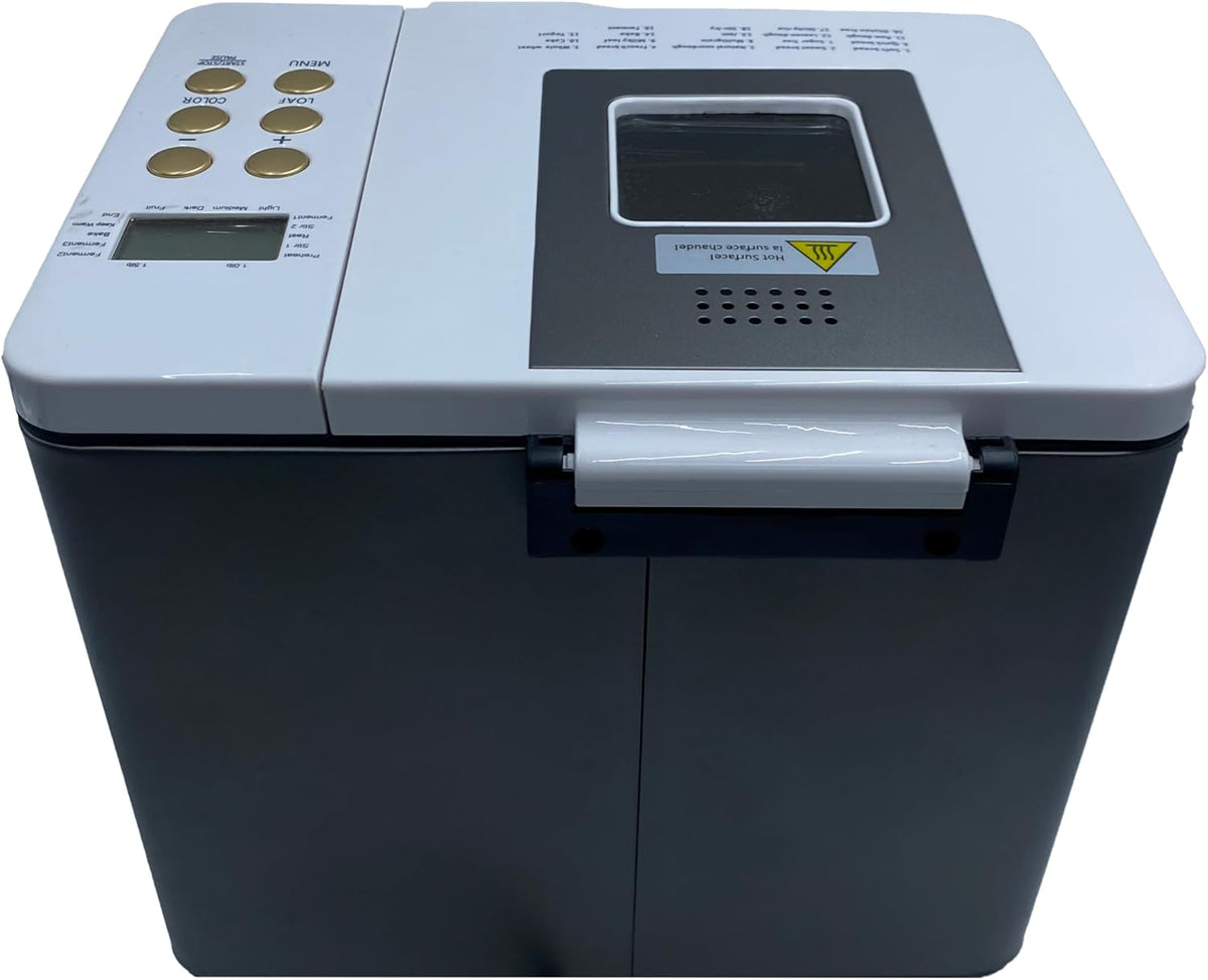 19-in-1 Stainless Steel Bread Machine with Nonstick Pan X36857