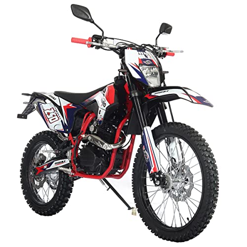 Green 250cc Gas Dirt Bike with 21"/18" Wheels A18451