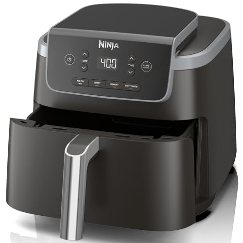 Grey 5 QT Air Fryer with Nonstick Basket J351