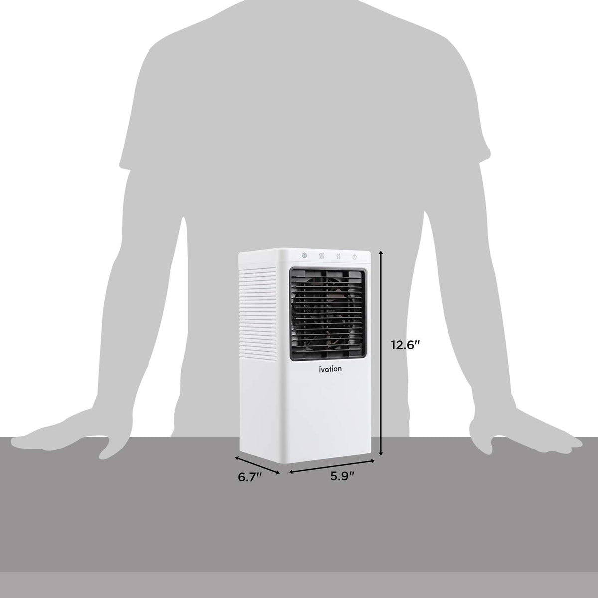 Mini Air Cooler with 2-Speed Fan I357