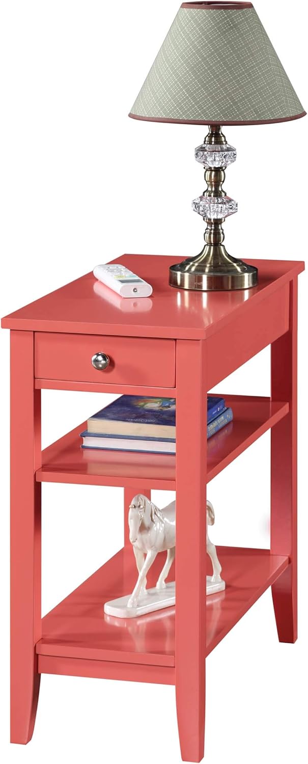 Three Tier End Table with Drawer X5896
