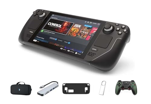512GB Handheld Gaming Console with 7 inch Touchscreen LCD Display A822162