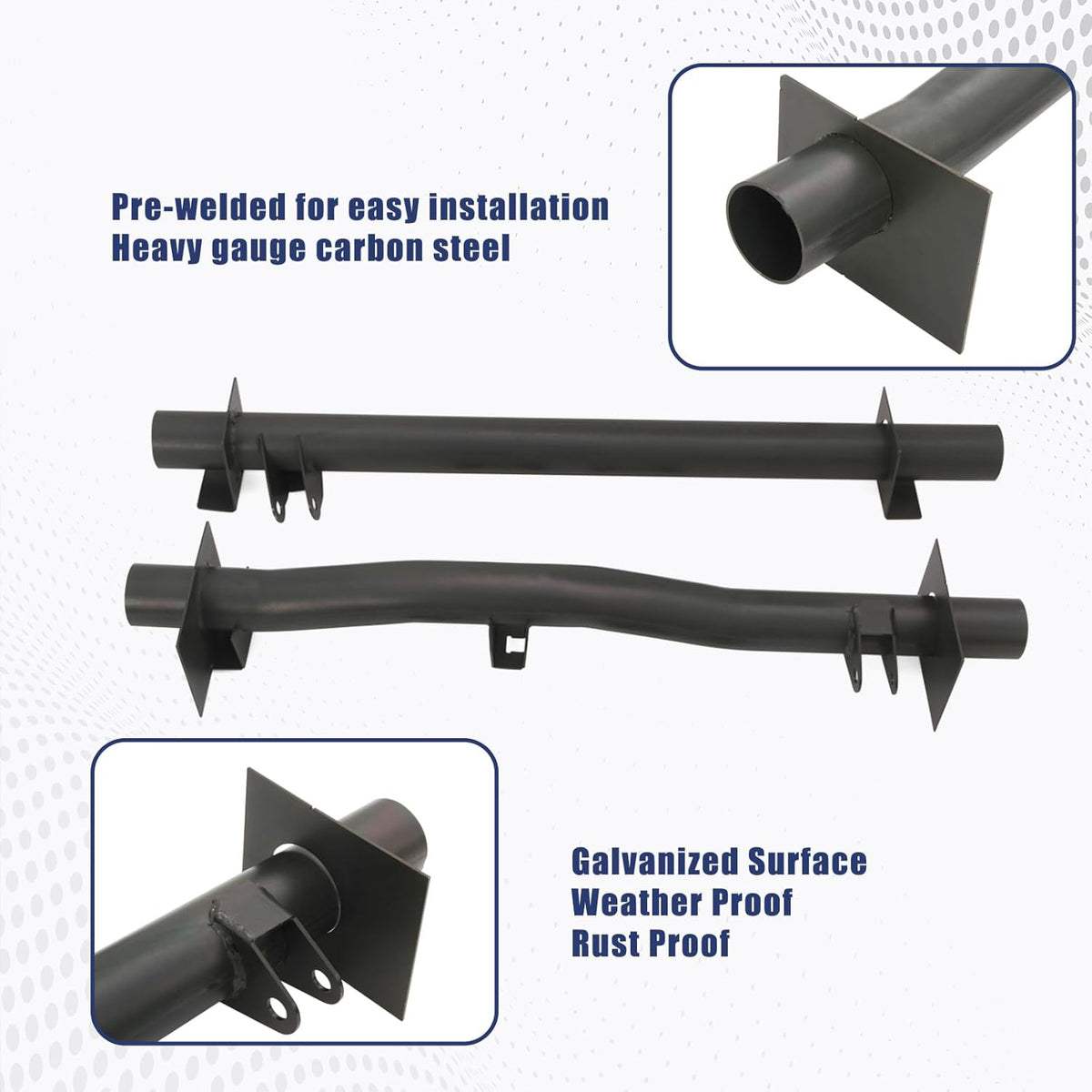 Rear Fuel Tank Support Crossmember and Upper Shock Mount Crossmember P4463