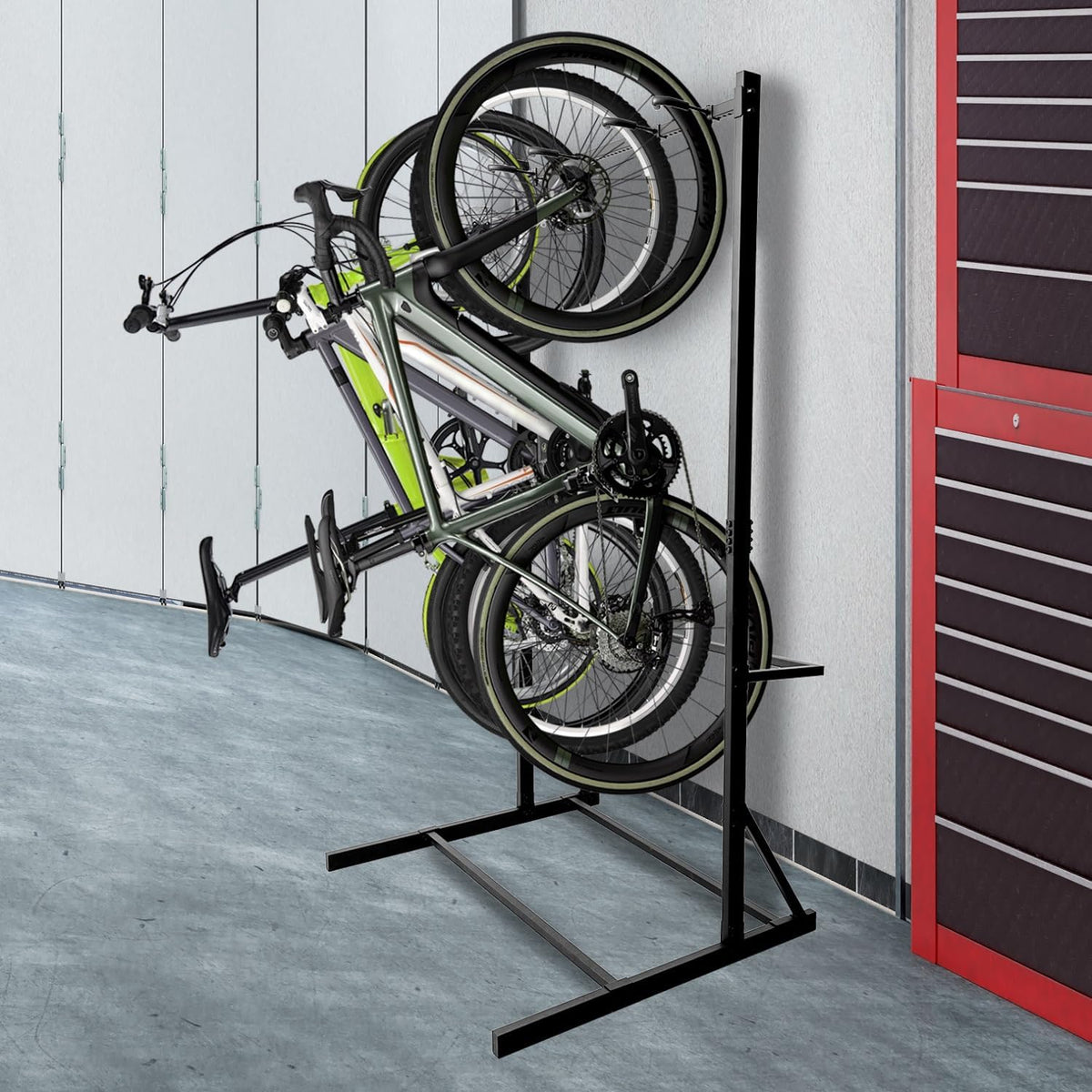 Freestanding Steel Bike Rack for 5 Bikes V7959