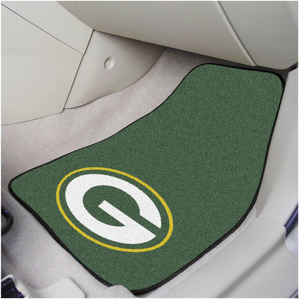 Universal Size Carpet Car Mats Set of 2 A8128