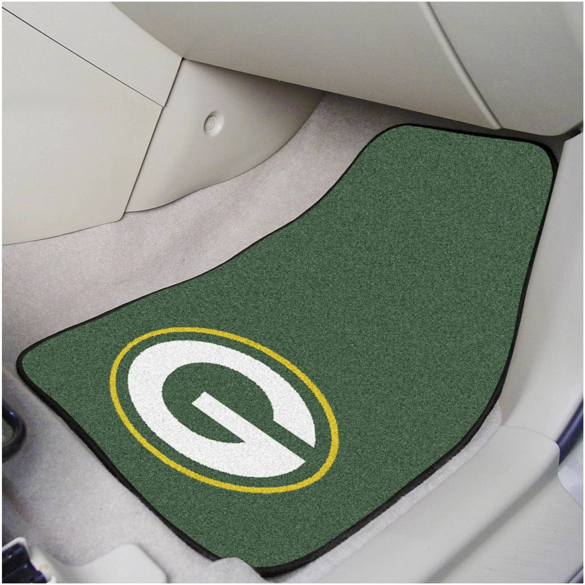 Universal Size Carpet Car Mats Set of 2 A8128