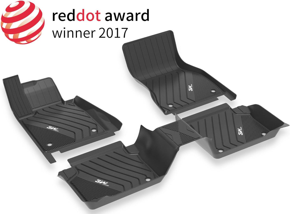 Black TPE Floor Mats Full Set J353015