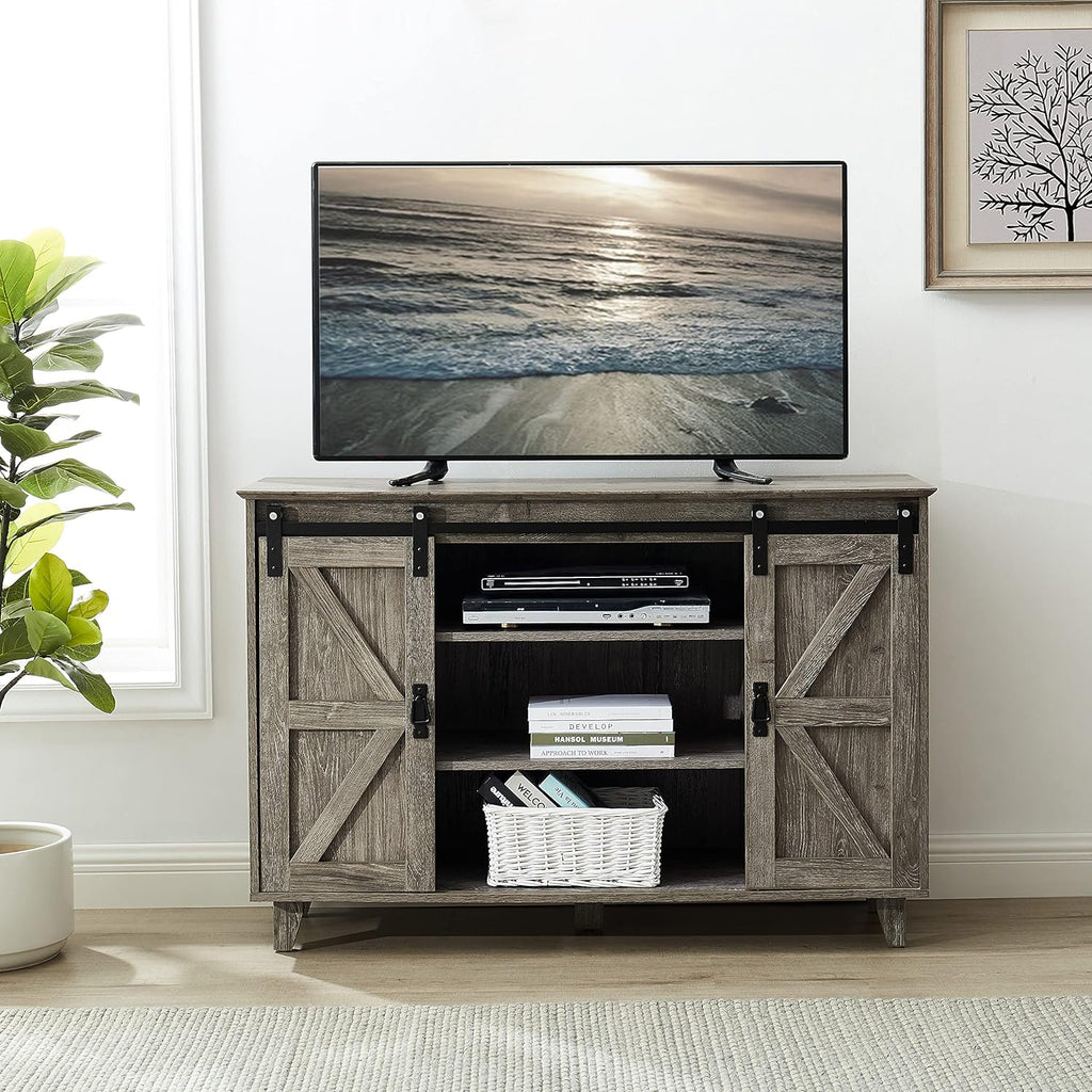 50 inch Sideboard Buffet with Sliding Barn Doors Z978498