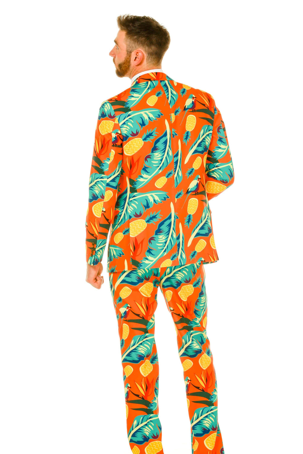 Orange Hawaiian Suit Size 42 M72466