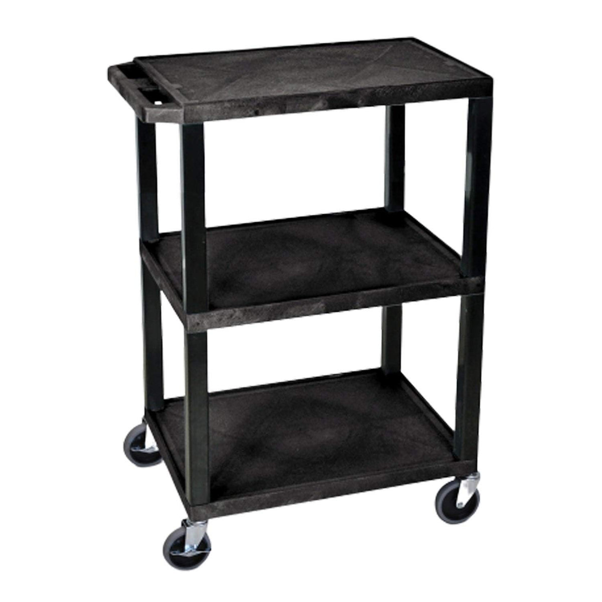 3 Shelves Utility Cart Black O25996