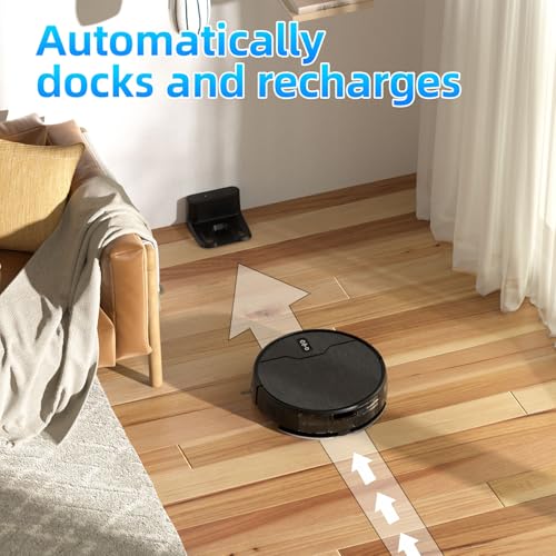Robot Vacuum and Mop Combo with Large Capacity Dustbin H41957