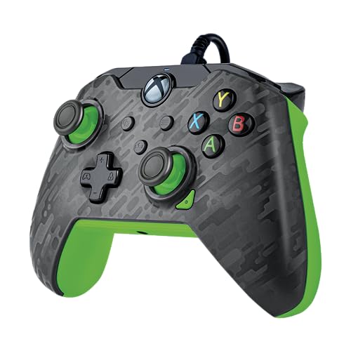 Wired Xbox Game Controller - Dual Vibration Gamepad - Fuse Black/Pink L296