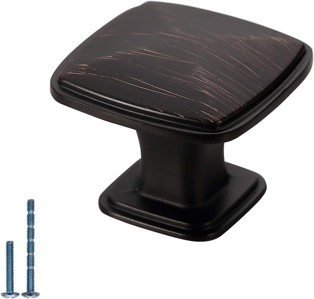 10 Pack Matte Black Cabinet Knobs K3781