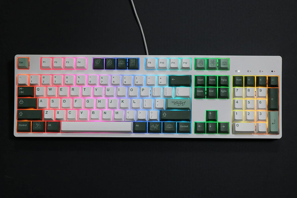 Botanical Cherry Profile PBT Dye-Sublimated Keycaps F297