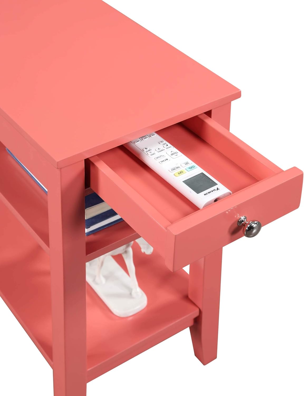 Three Tier End Table with Drawer X5896