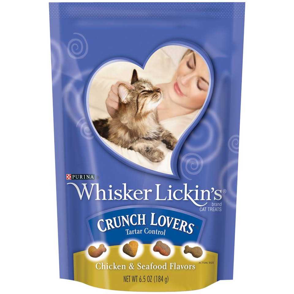 Chicken & Seafood Flavors Crunchy Cat Treats G9450