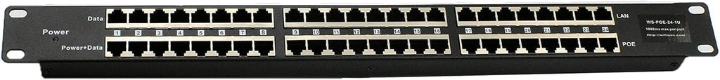 24 Port Passive PoE Injector with 48V 120W Power Supply H47448