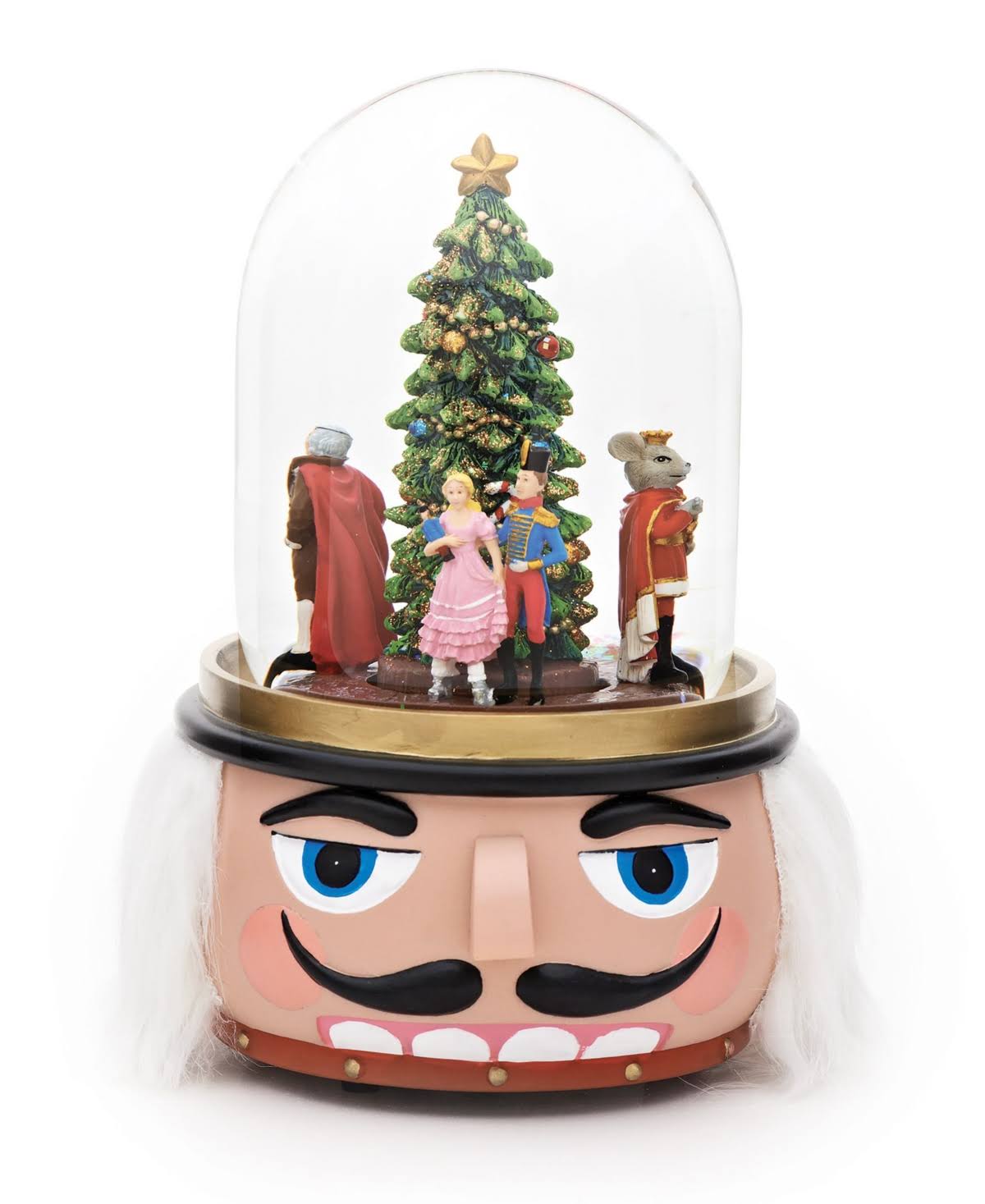 Animated Musical Glass Nutcracker R2747
