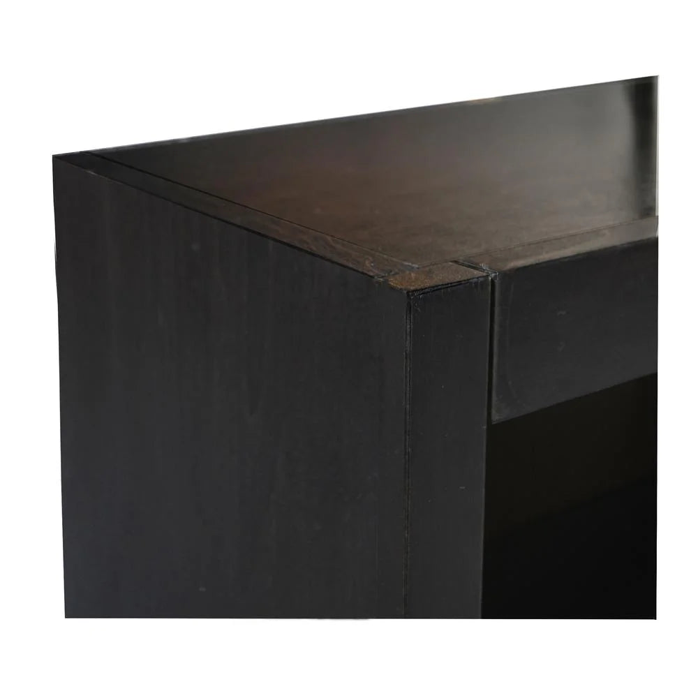 12-Shelf Double Wide Wood Bookcase in Espresso E4264