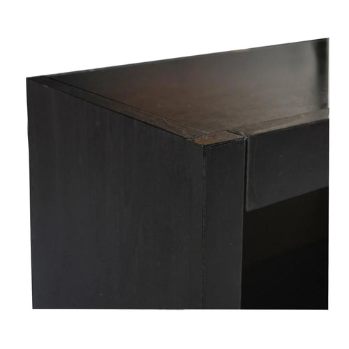 12-Shelf Double Wide Wood Bookcase in Espresso E4264