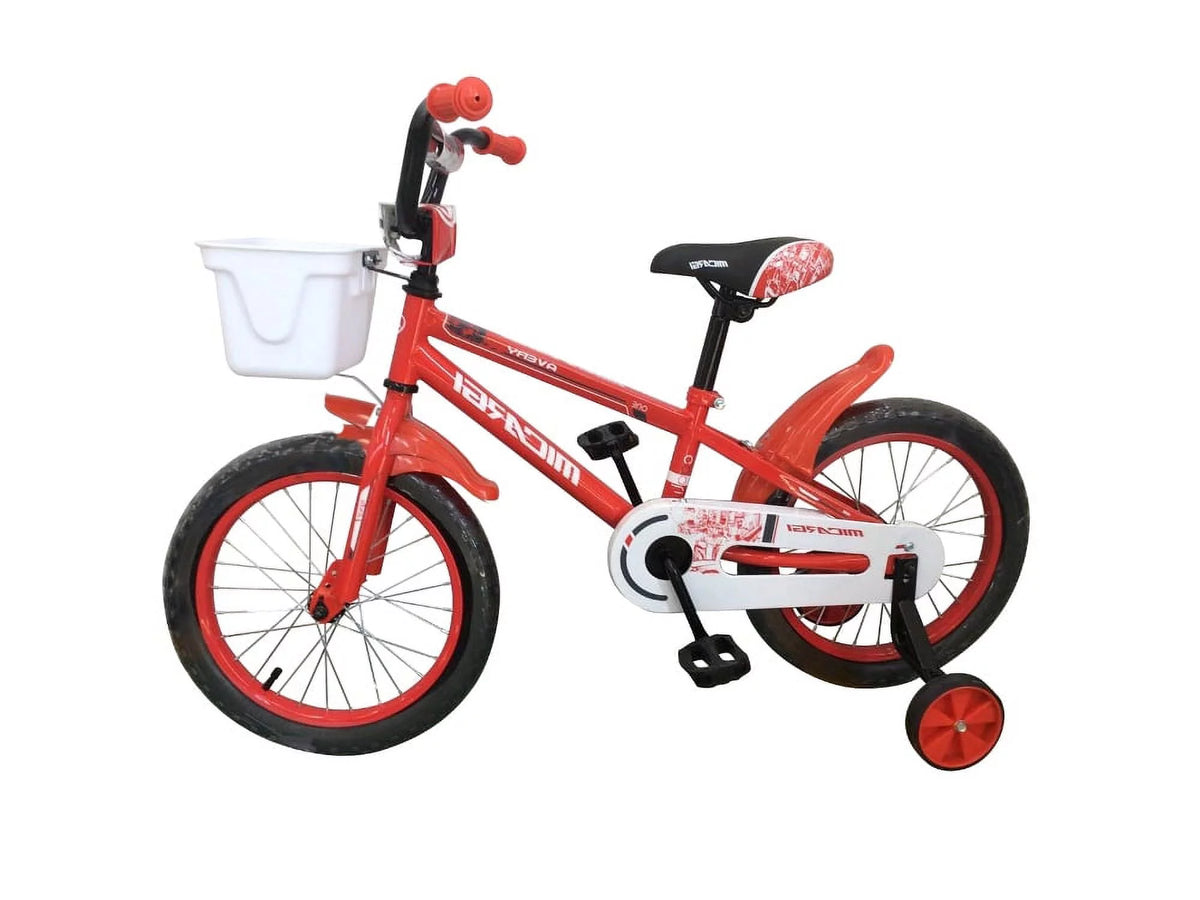 16 BMX Steel Frame Coaster Brake Bicycle with Baskets & Fenders F80471