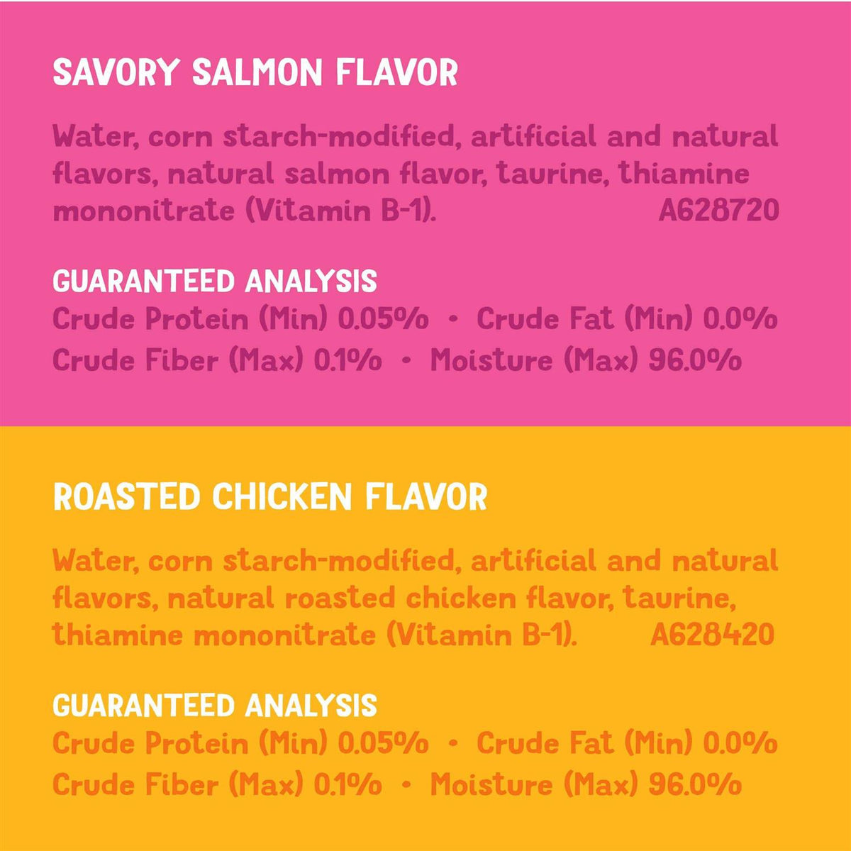 Variety Pack Cat Food Complement, 1.55-oz pouch, case of 18 O844306