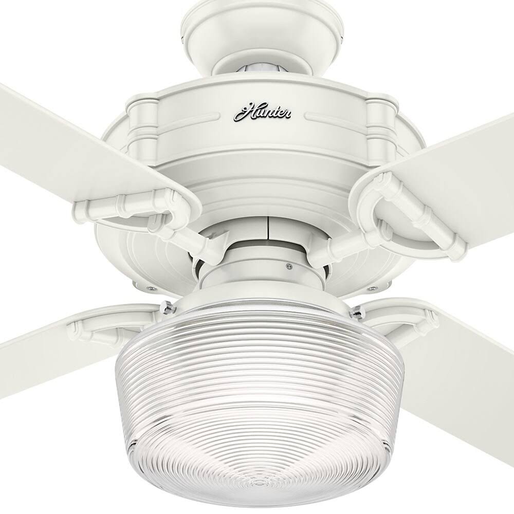 Fresh White Ceiling Fan with Light J282