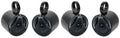 6.5" 150 Watt Black Marine Boat Wakeboard Tower Speakers D59158