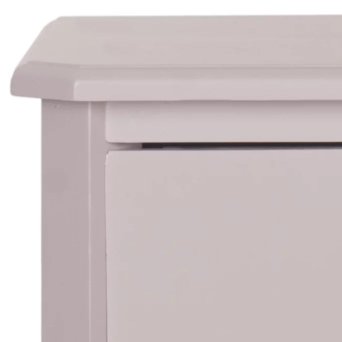 Grey End Table With Storage Drawers B336457