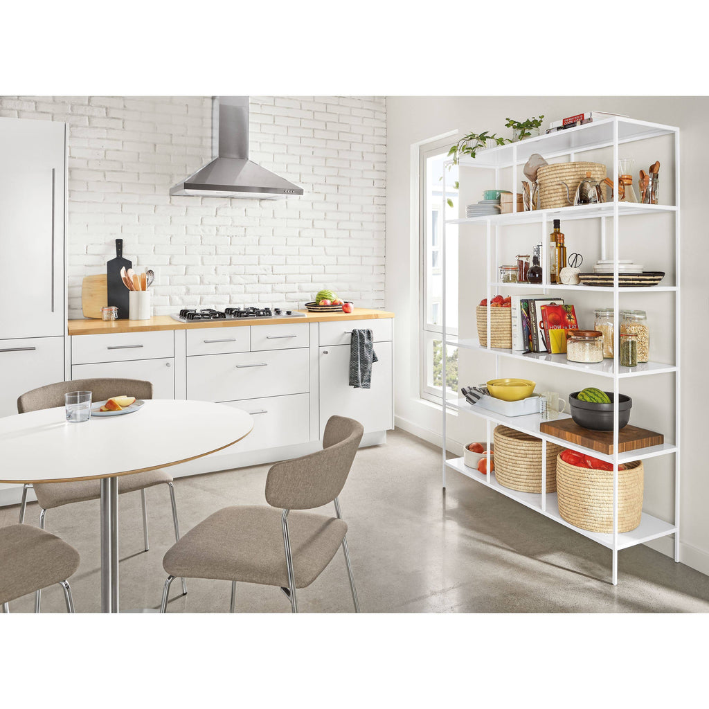 Modern Foshay Bookcase 15d 32W 86H in Cognac P45657