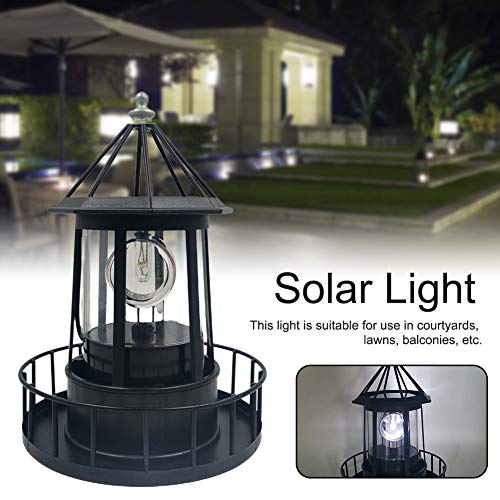 Solar Powered IP65 Waterproof Rotating Lighthouse I214119