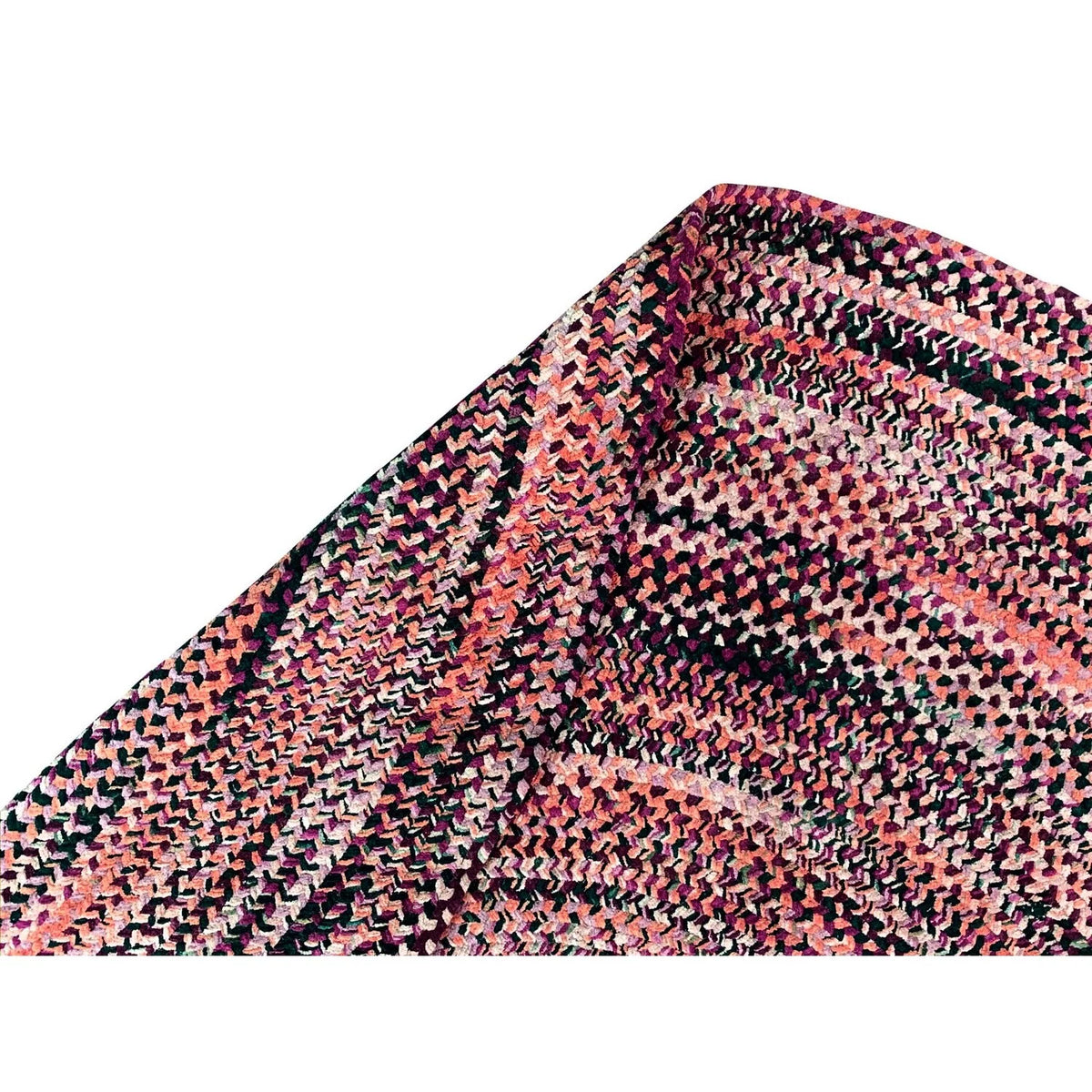 100% Cotton Octagonal Braided Rug B7045