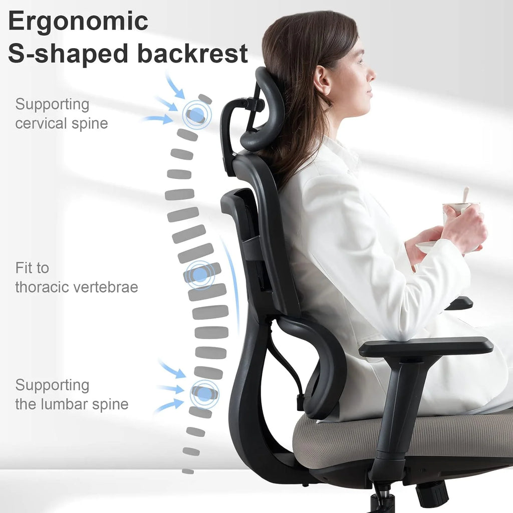 Ergonomic Mesh High Back Office Chair with Headrest C23357