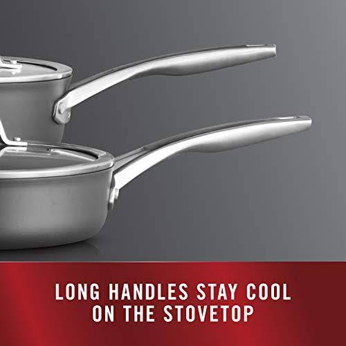 8-Piece Nonstick Cookware Set, Black L4131