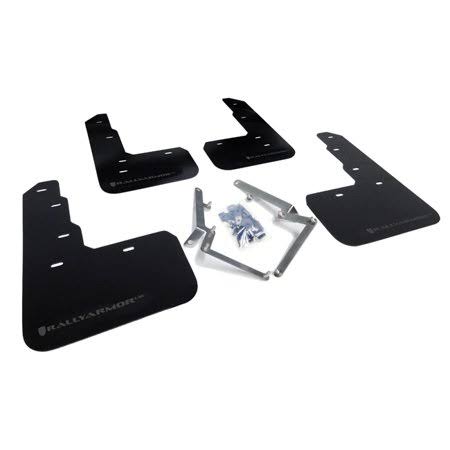 Black Mud Flaps with Dark Grey Logo U9044