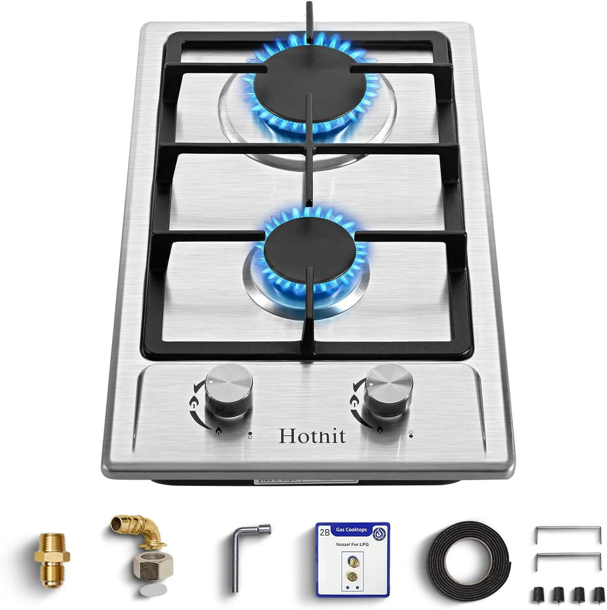 30" 5 Burner Built-in Stainless Steel Gas Cooktop C236