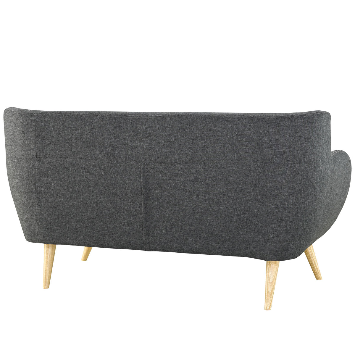 Grey Fabric Plywood Two PCS Living Room Set T15261