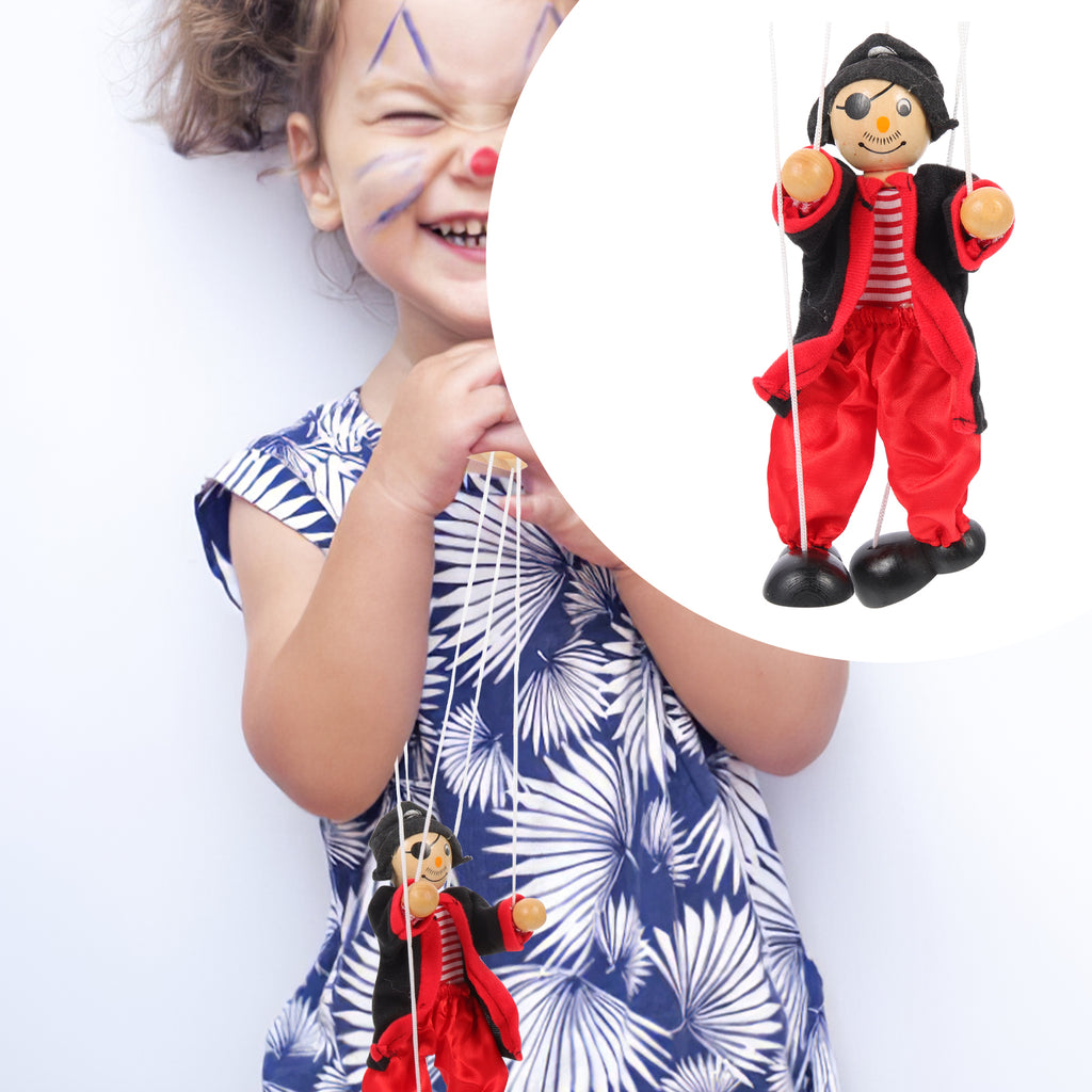 Pirate Wooden Marionette String Puppet E2811
