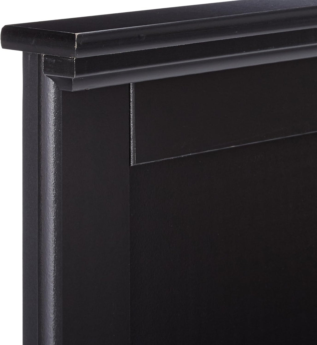Rustic Farmhouse Panel Headboard King/California Black F327272