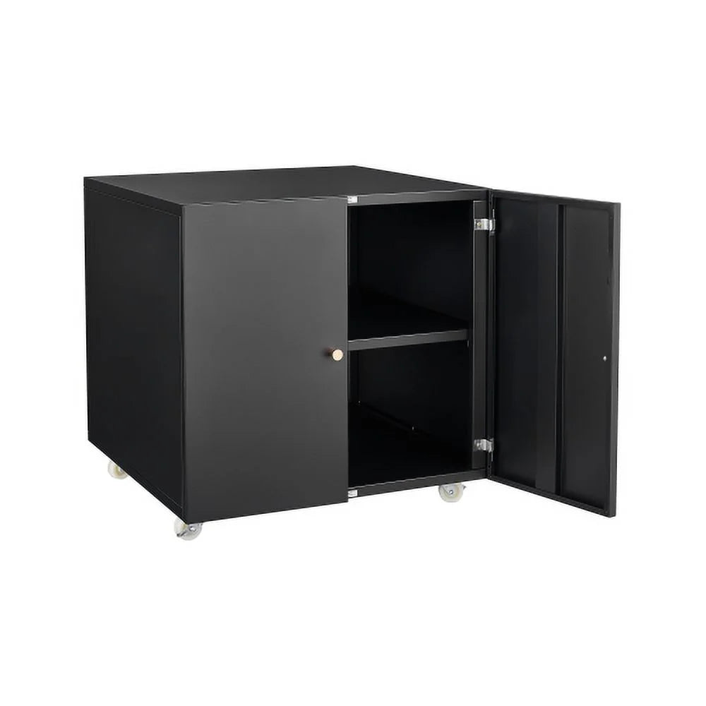 White 2 Door Steel Copier Cabinet V7489