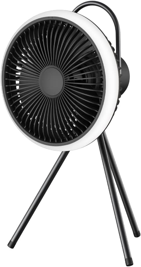 Camping Fan with LED Lantern, USB Desk Fan, Pack of 2 U774