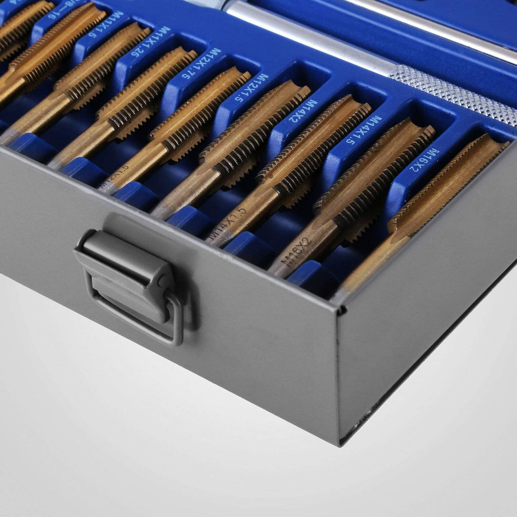 86-Piece Tap and Die Set Metric Titanium Steel A2991