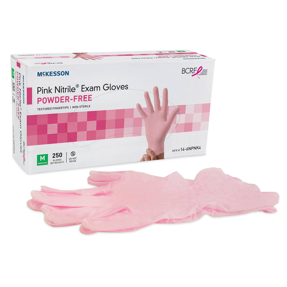 Pink Nitrile Exam Glove X-Large X81492