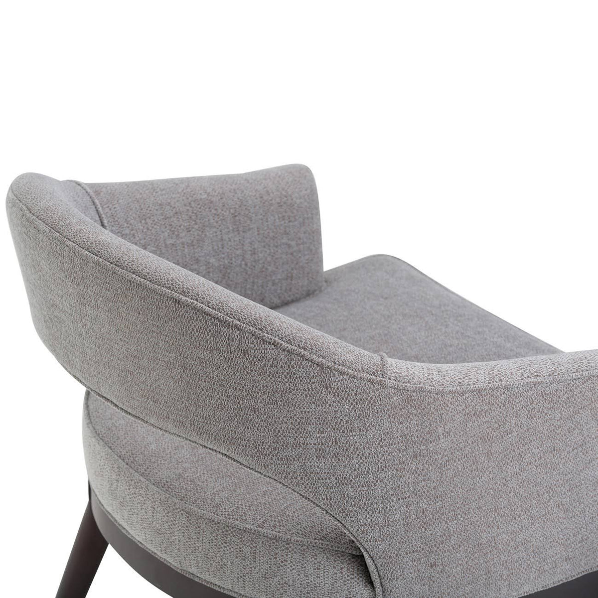 Gray Mid Century Tub Chair C3334